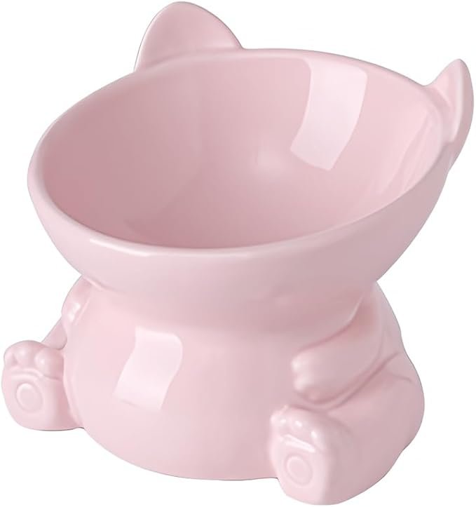 Anti-Vomiting Raised Cat Feeding Bowl - Image 2