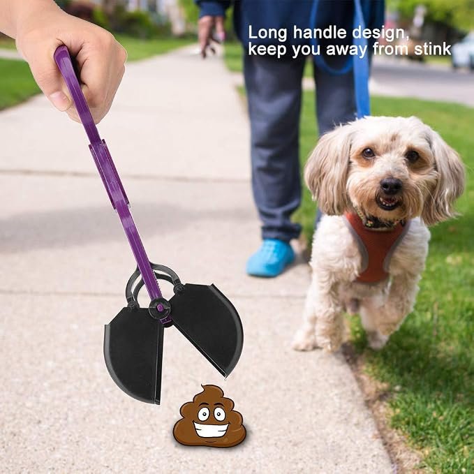 Litter and Poop Scooper with Handle - Image 2