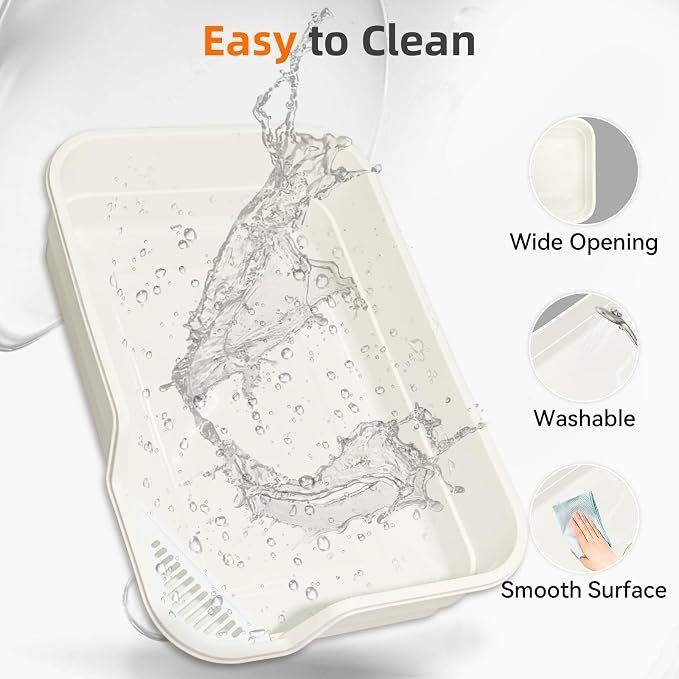 PawEase Cat Litter Tray with Scoop - Image 3