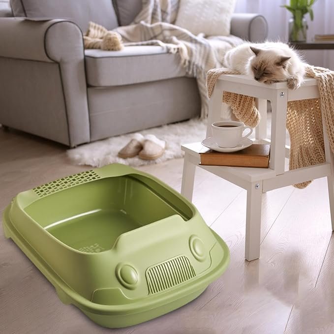 Cartoon Large Litter Tray with Lid and Scoop - Image 2