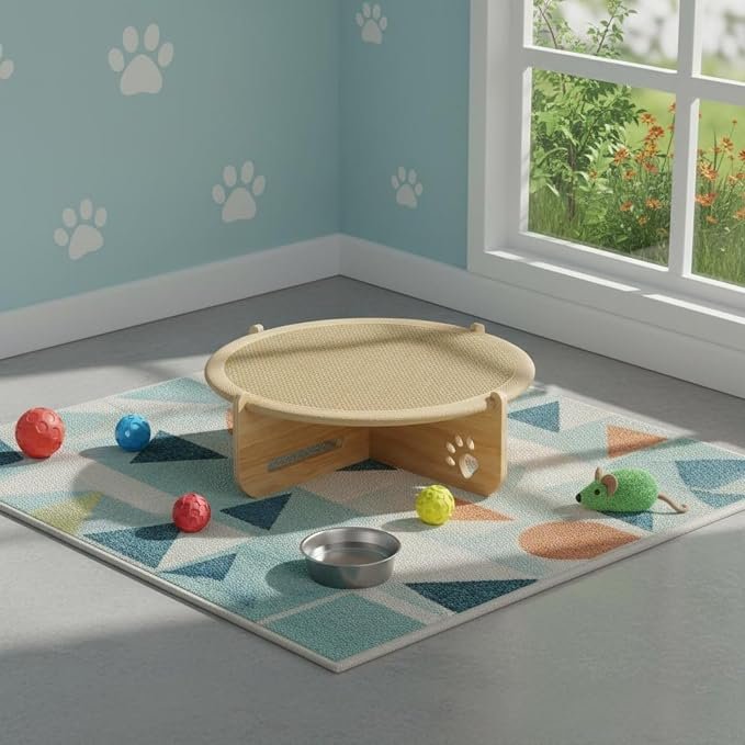 2-in-1 Cat Scratcher & Hammock Bed - Image 3