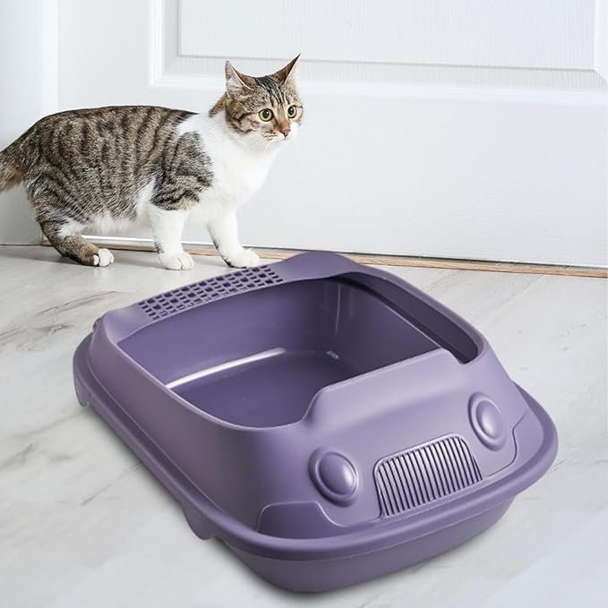 Cartoon Large Litter Tray with Lid and Scoop - Image 3