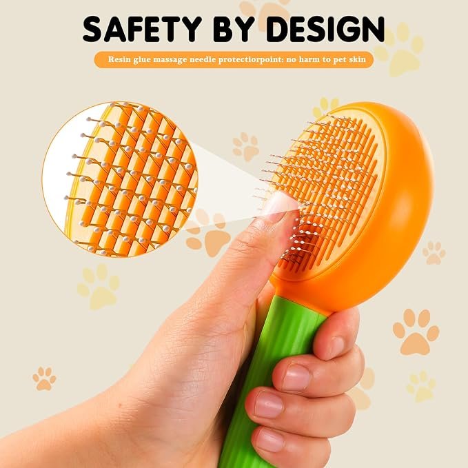 Lime Shaped Pet Grooming Brush - Image 3
