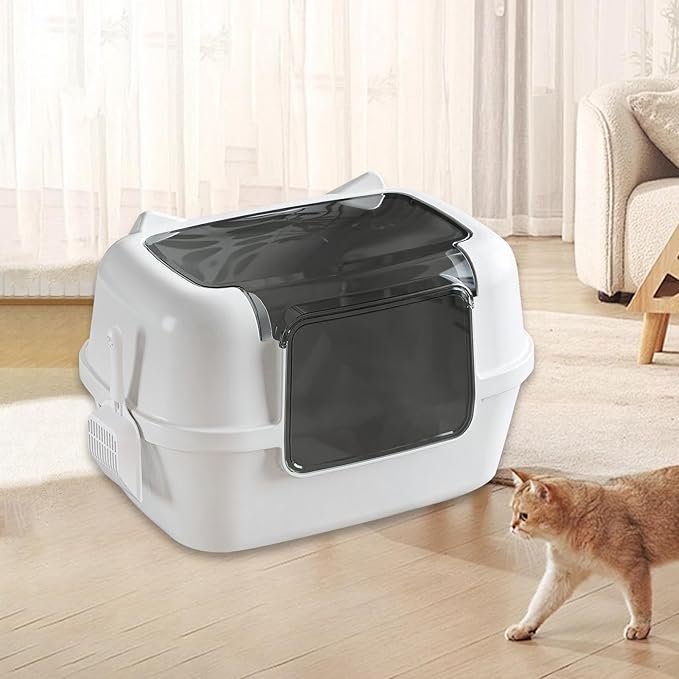 Fully Enclosed Cat Litter Box - Image 2