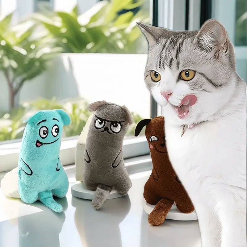 Angry Face Plush Toy for Cats - Image 3