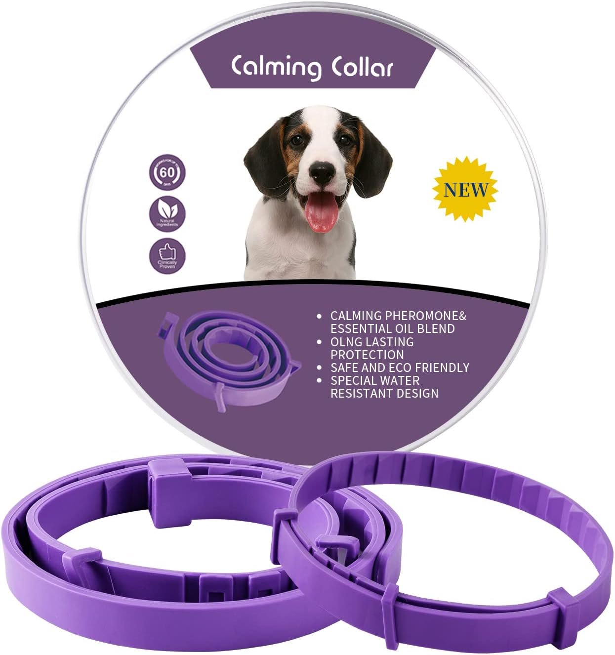 Anxiety Relief Pheromone Calming Collars for Cats and Dogs - Image 2