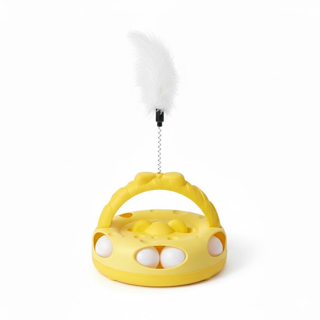 Arched Cat Track Toy With Teaser Stick - Image 3