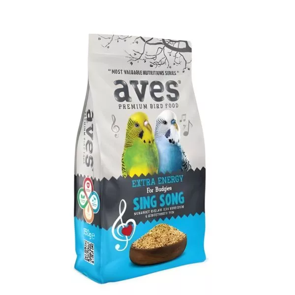Aves Premium Bird Food Extra Energy For Budgies-Sing Song – 150 Gram
