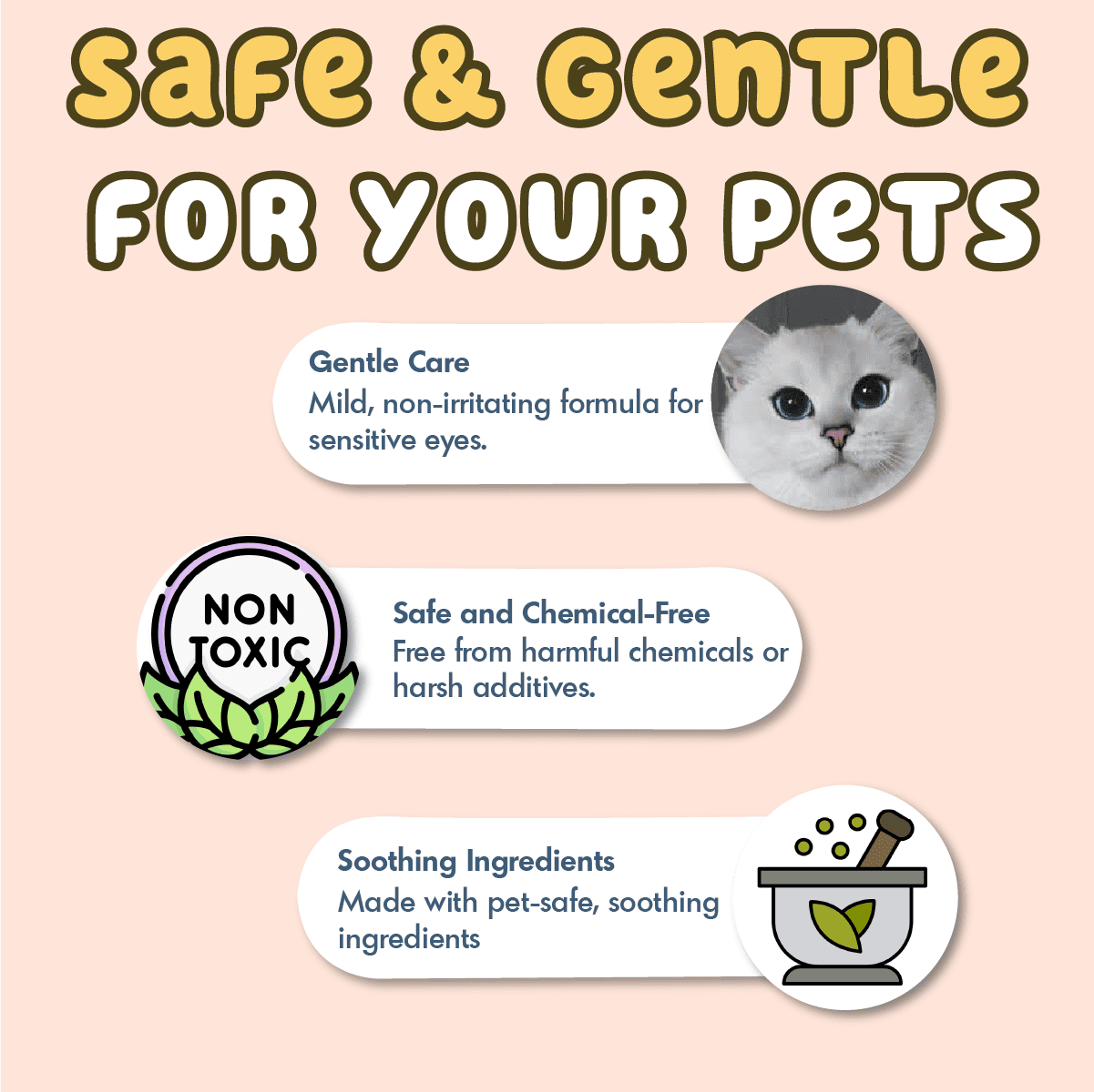 Best Quality Eye Cleaning Wipes for Cats & Dogs (100 Wipes) (Free Delivery) - Image 2