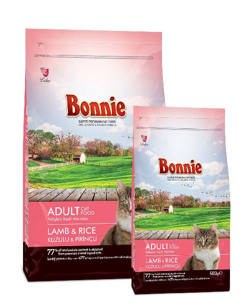 Bonnie Cat Food Lamb & Rice 500Grams