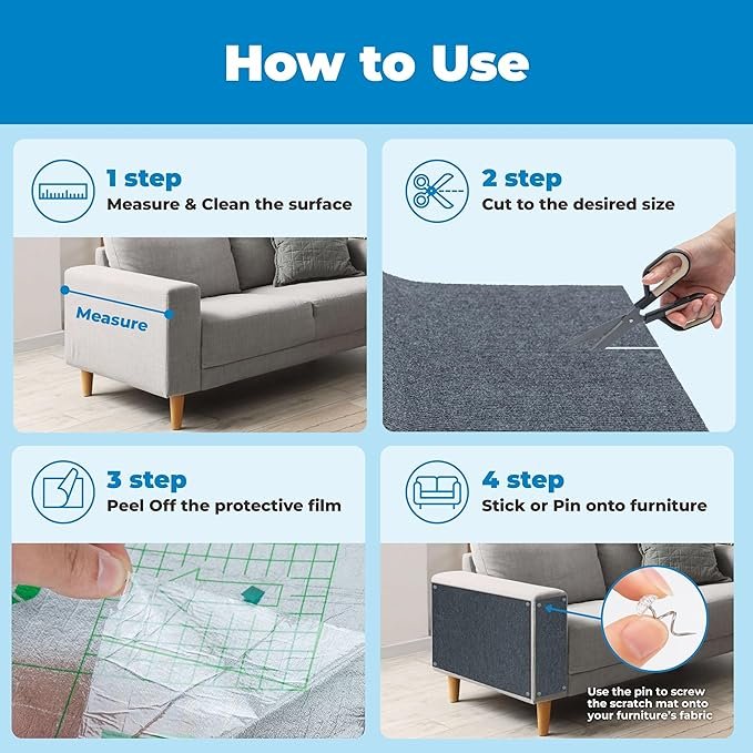 Cat Sticky Sofa Scratching Mat - Image 3