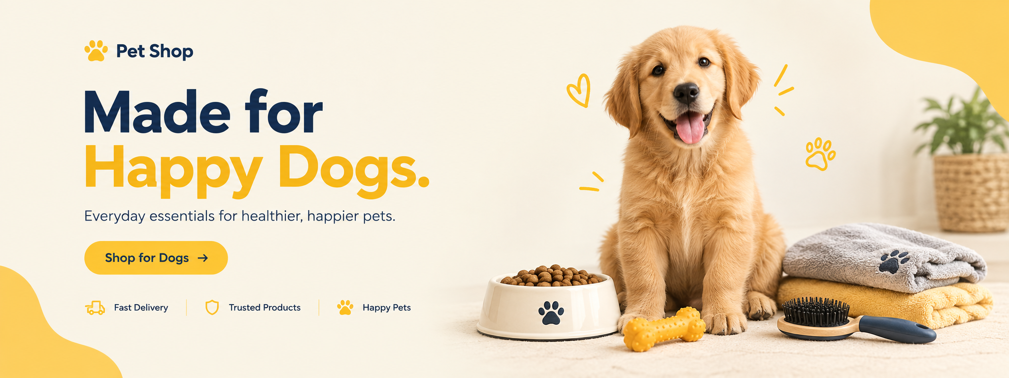Made for Happy Dogs - Everyday essentials for healthier, happier pets