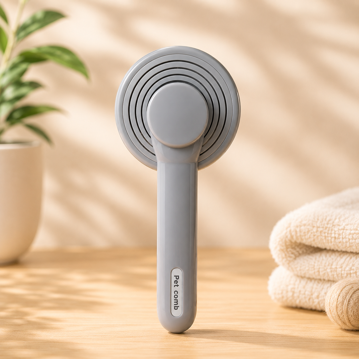 Rings Shape Pet Grooming Brush - Image 2