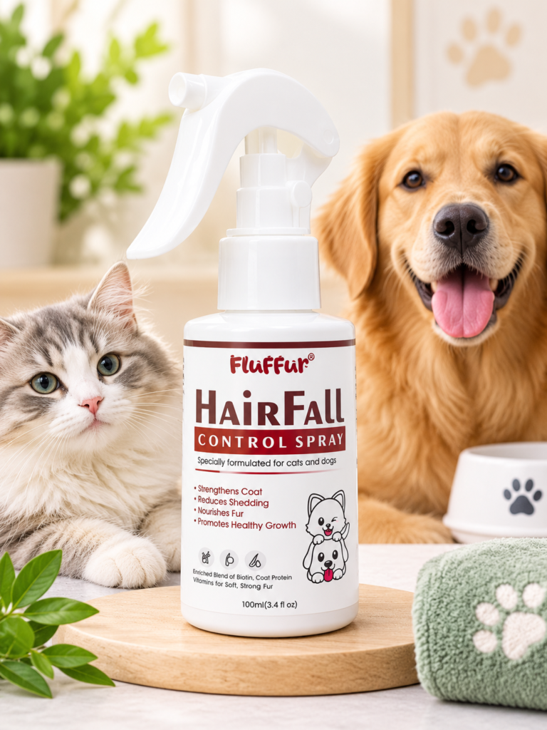 Fluffur HairFall Control Spray for Cats & Dogs - 100ml