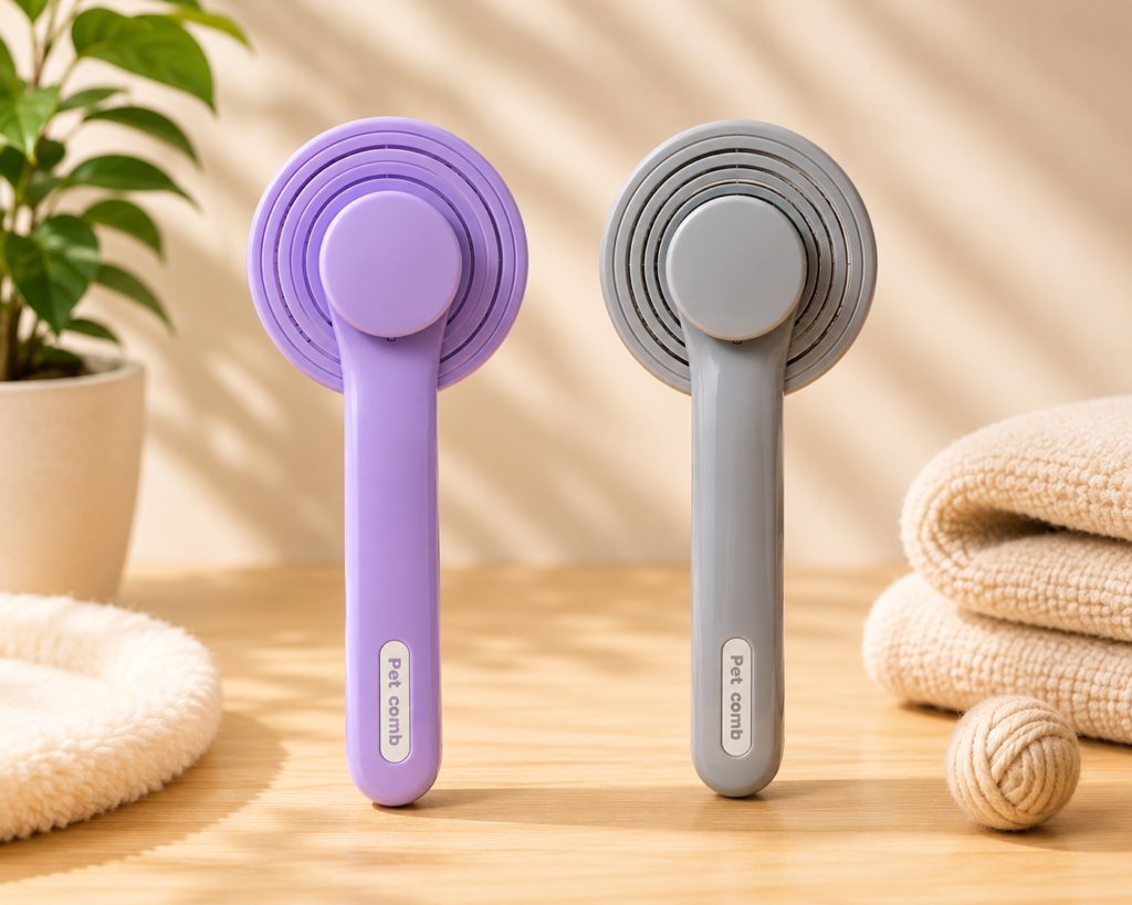 Rings Shape Pet Grooming Brush