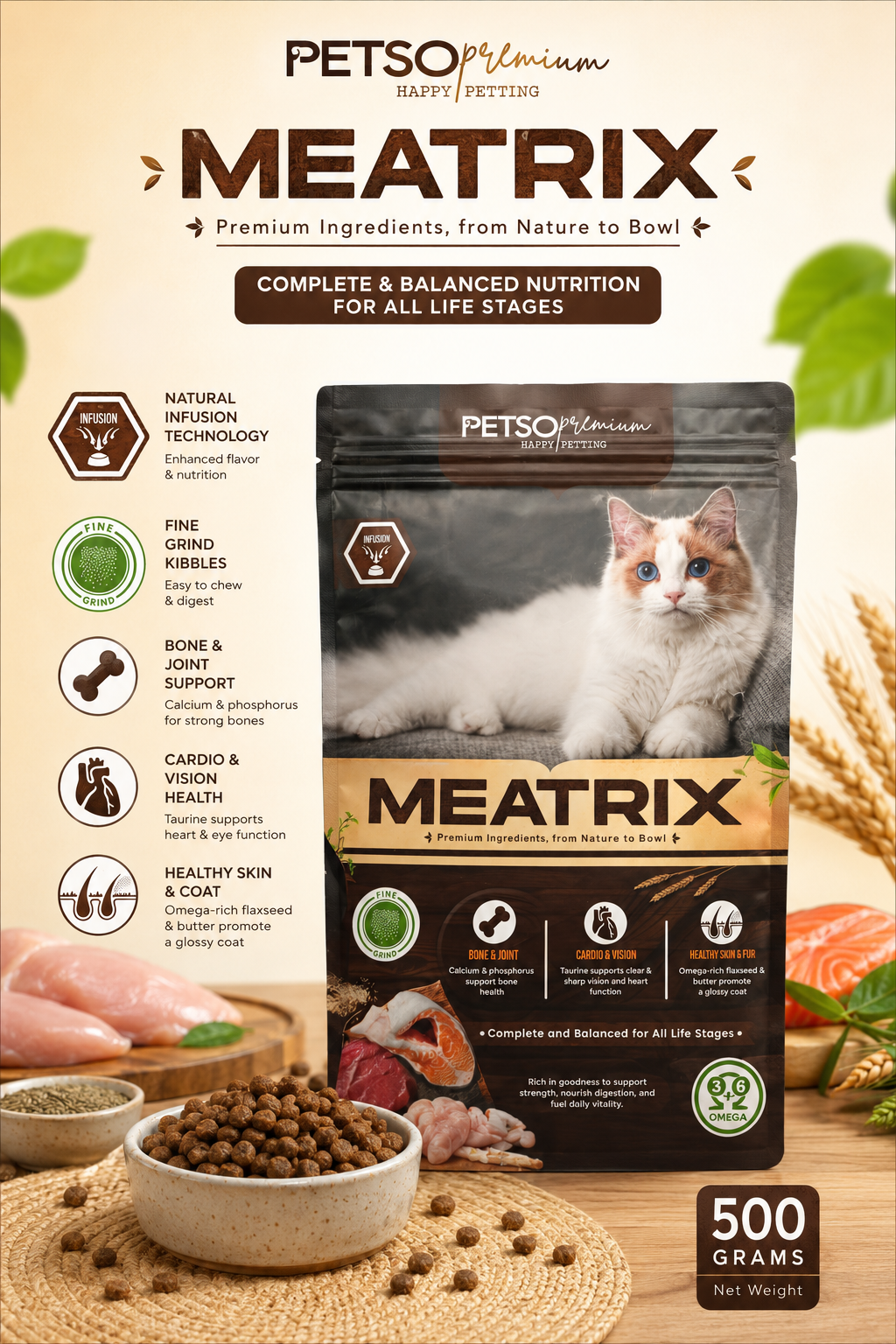 Petso Premium MEATRIX Cat Food - Image 2
