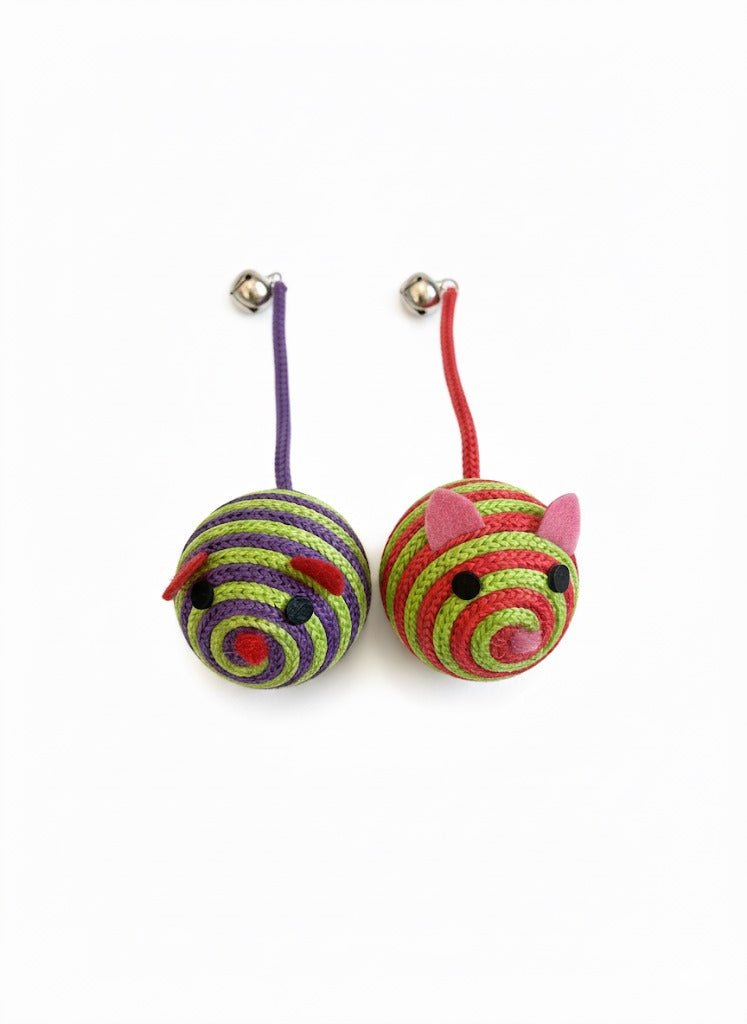 Colorful Cat Sisal Toy - Image 3