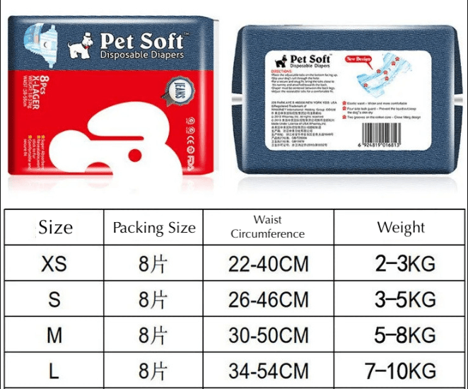Pet Diaper for Cats & Dogs (1 Piece) - Image 2