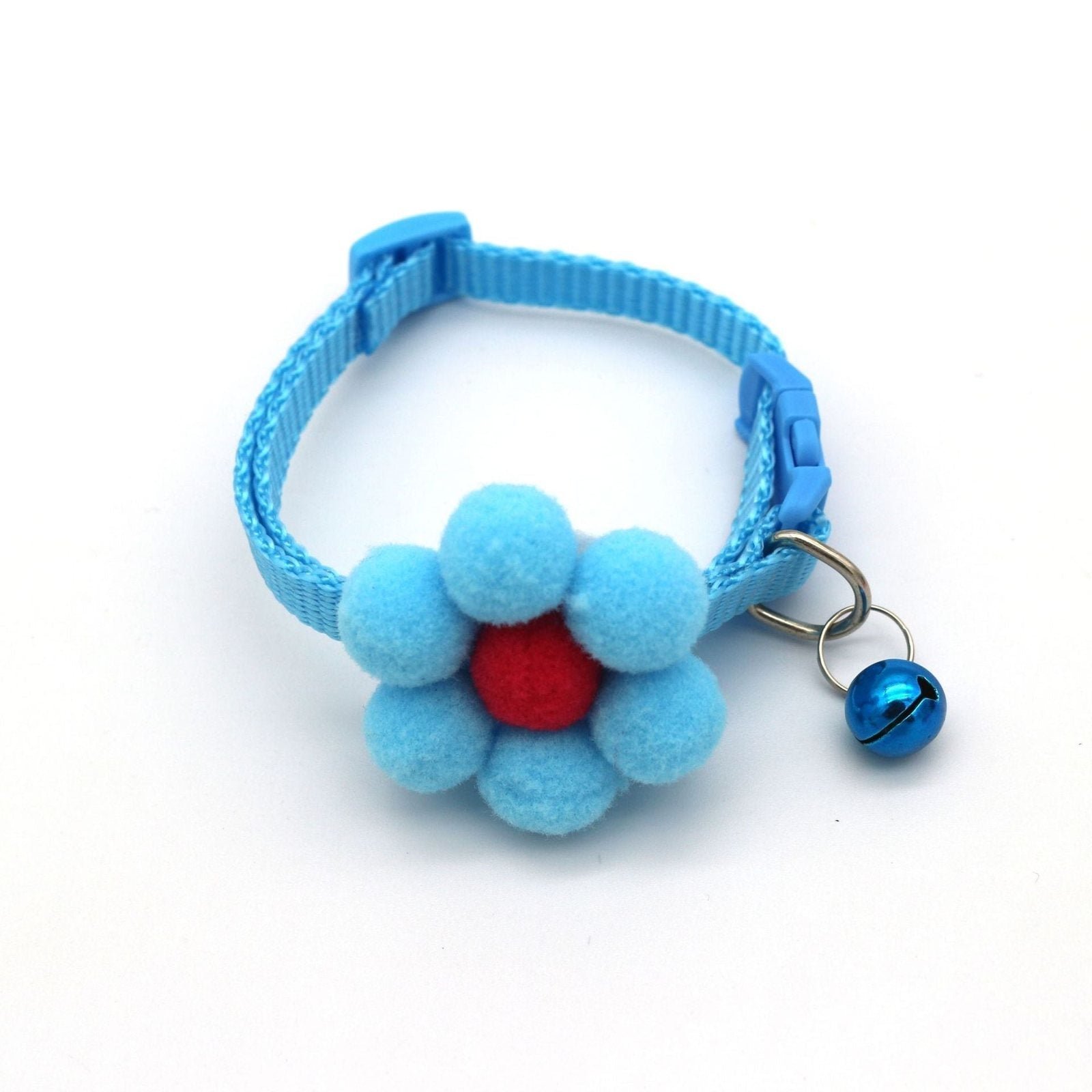 Flower Cat Collar with Bead - Image 2