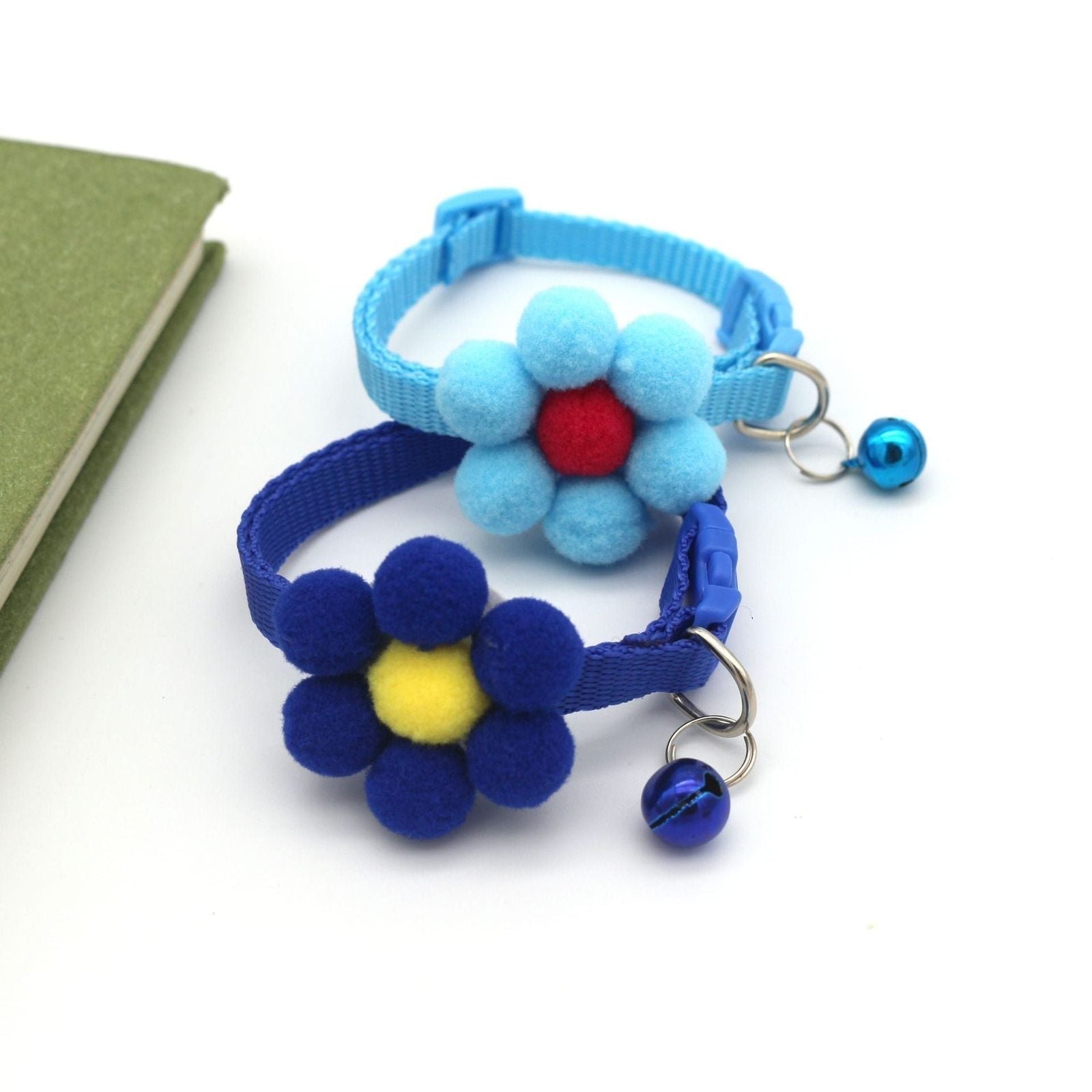 Flower Cat Collar with Bead - Image 3