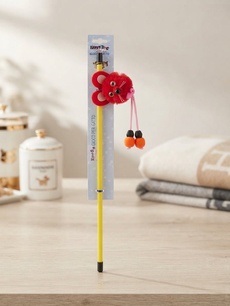 Interactive Cat Teaser Wand Toy – Assorted Designs - Image 2