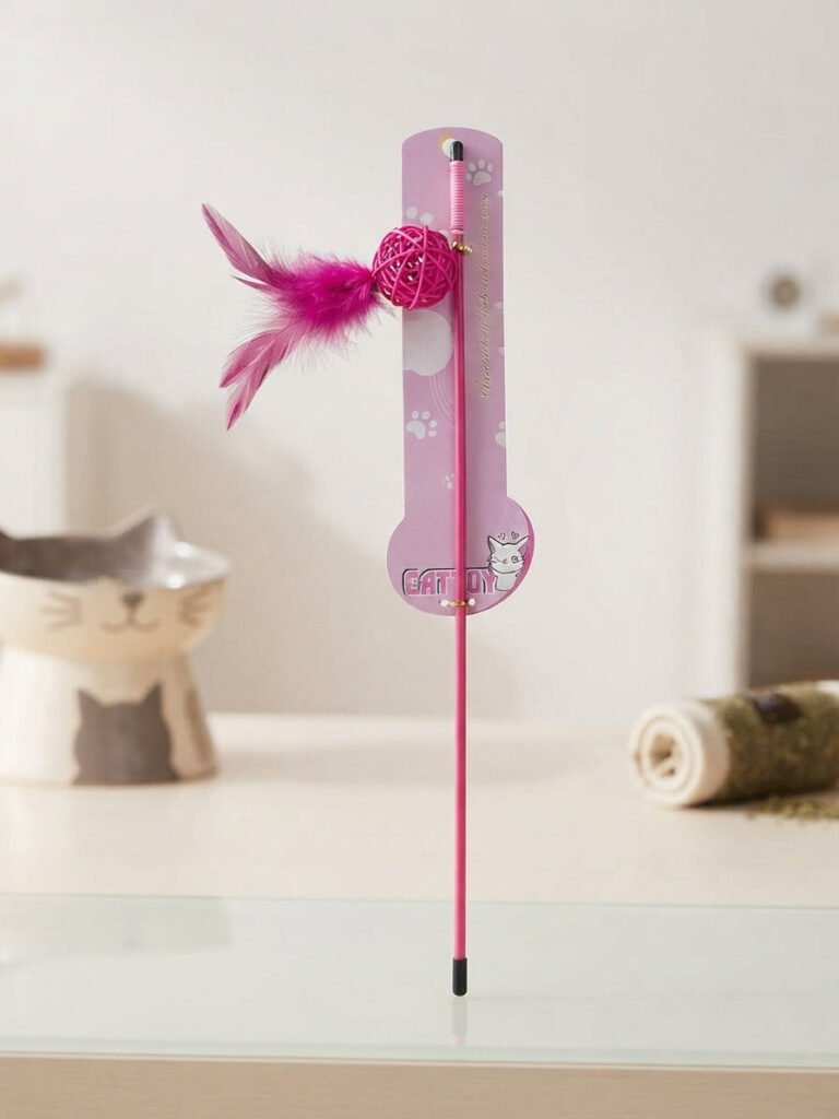 Interactive Cat Teaser Wand Toy – Assorted Designs