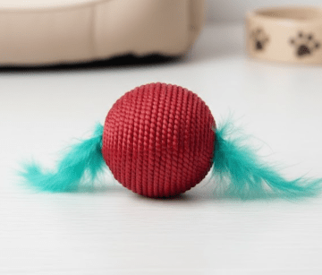 Giggly Sisal Ball Toy - Image 3