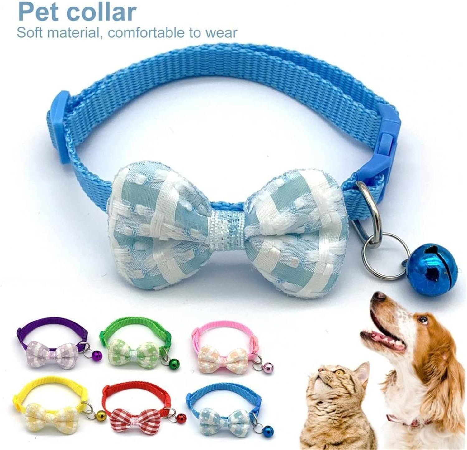 Handmade Cute Bow Collars Adjustable