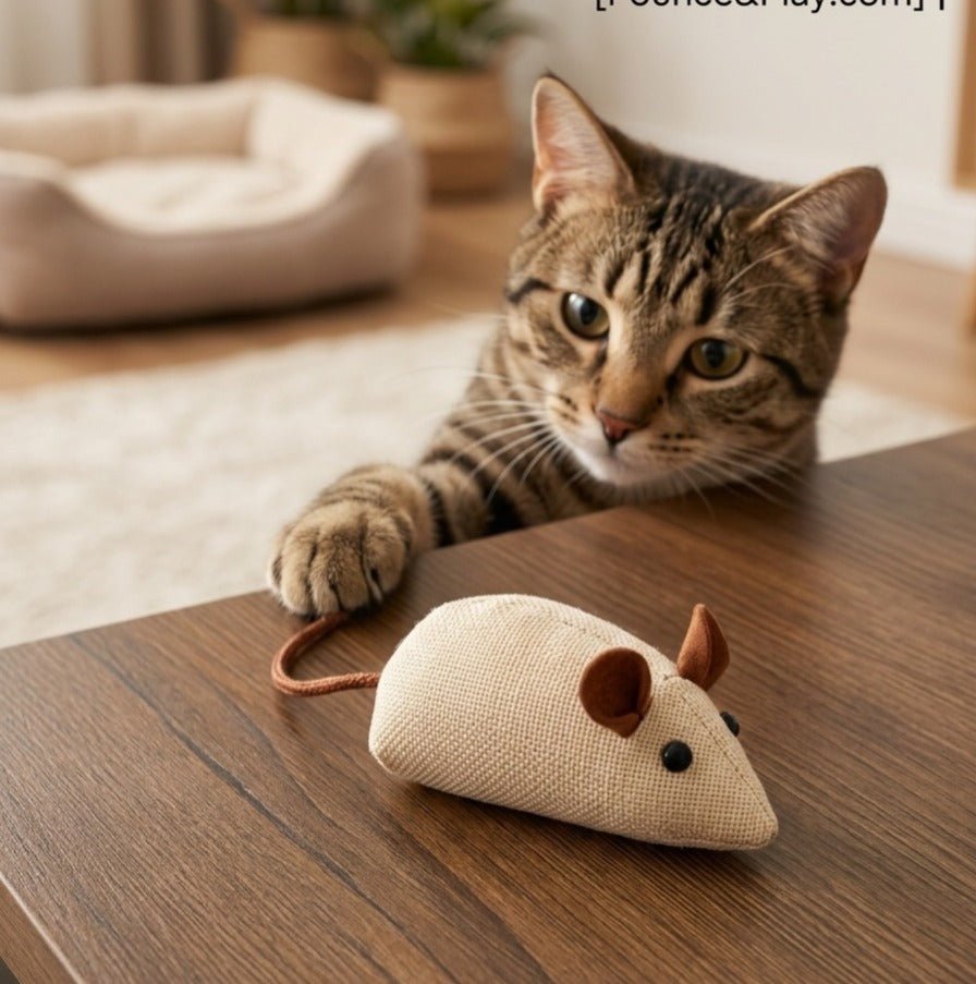 Jute Mouse Toy For Cats - Image 2