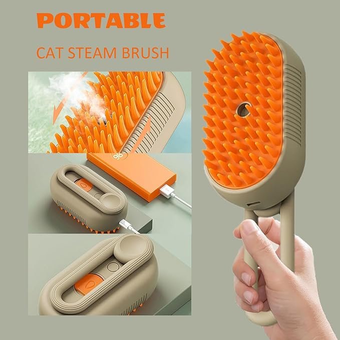New Steamy Brush with Handle - Image 2