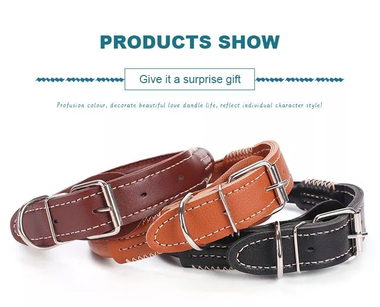 PU leather Leash + Collar - Image 2