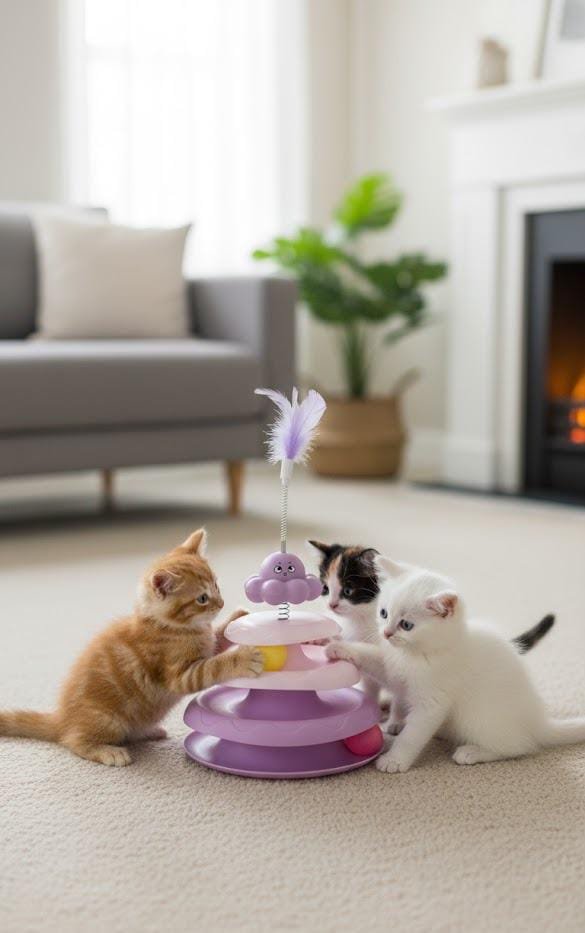 PawSpin Track Tower for Cats - Image 3