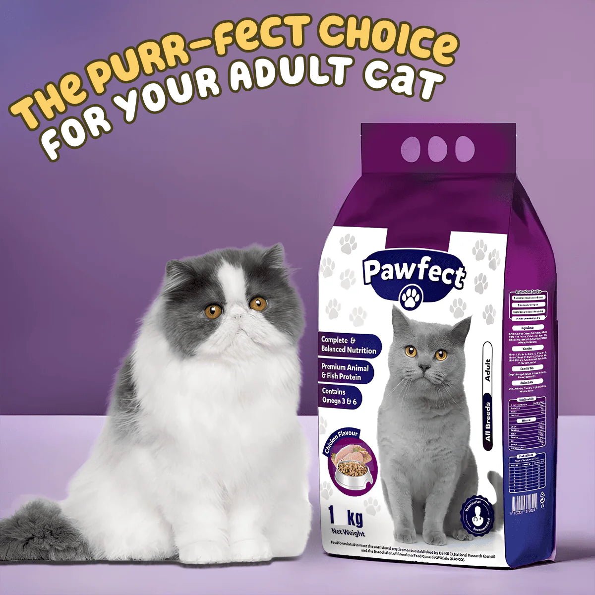 Pawfect Adult Cat Food - 1 Year and Above