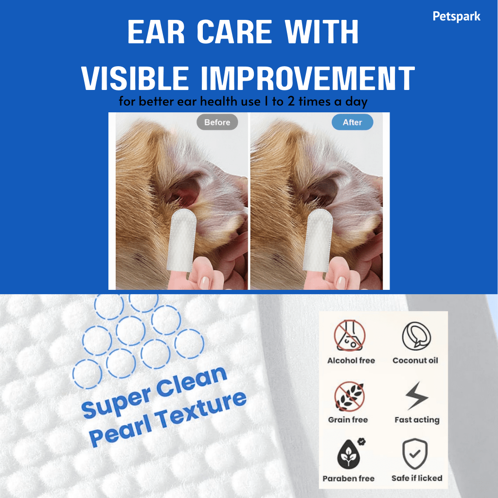 Pet Finger Brush for Ear Cleaning (Pack of 3) - Image 3
