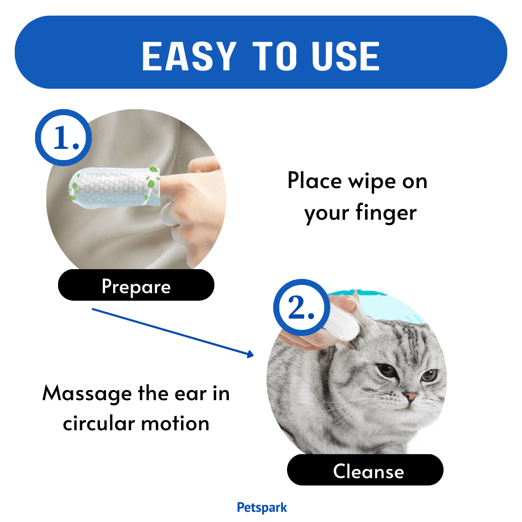 Pet Finger Brush for Ear Cleaning (Pack of 3) - Image 2