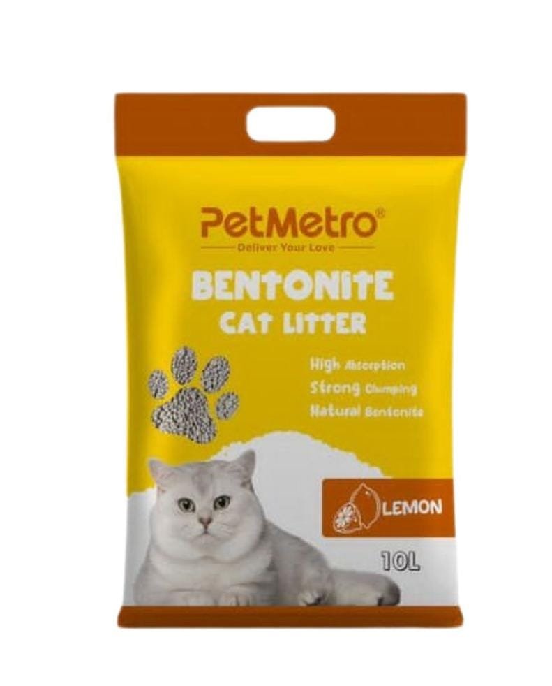PetMetro Premium Imported Bentonite Cat Litter 10 Litre - Image 3