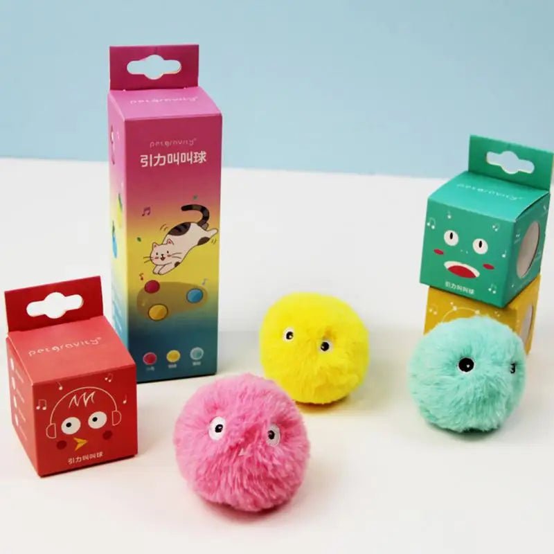Petgravity Smart Touch Catnip Ball Toy (Pack of 3) - Image 3