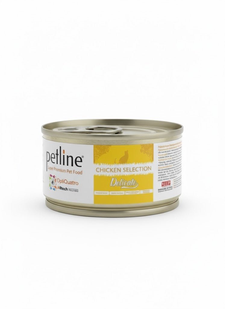 Petline Wet Cat Food - Chicken 80 Gram Pate - Grain Free - Image 2