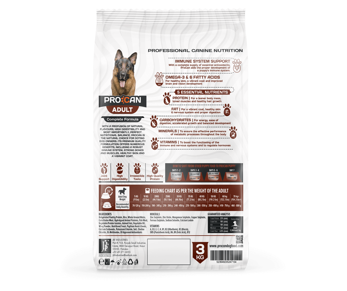 Procan Adult Dog Food Complete Formula - Image 2