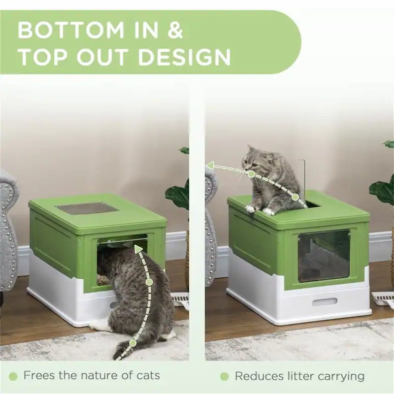 Rectangular Large Litter Box With Free Scoop - Image 2