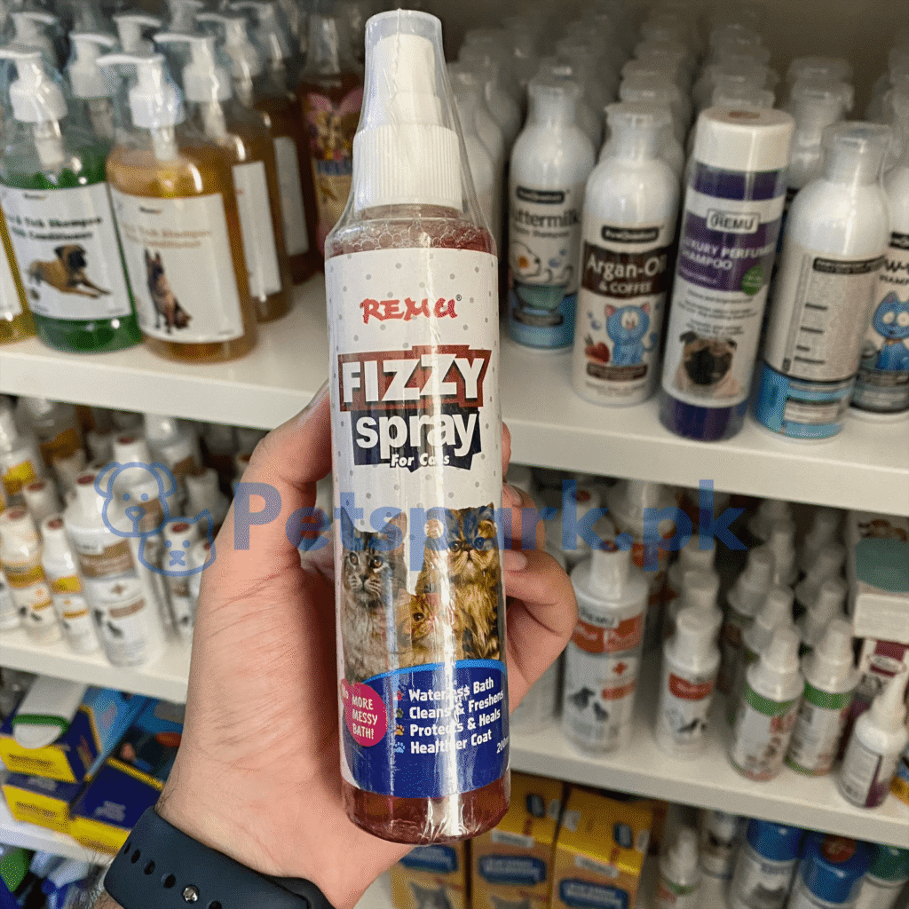 Remu Fizzy Spray Cat 200ML Cat Perfume - Waterless Bath