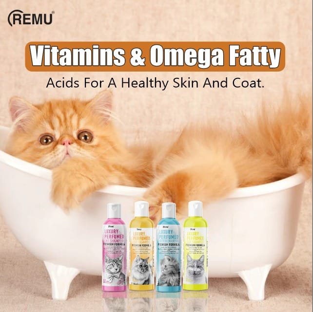 Remu Luxury Perfumed Kitten & Cat Shampoo 320ML - Image 3
