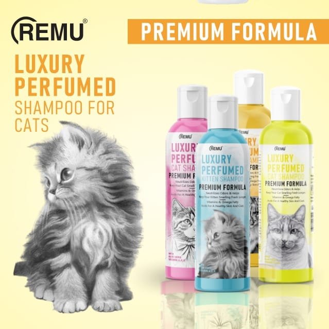 Remu Luxury Perfumed Kitten & Cat Shampoo 320ML - Image 2