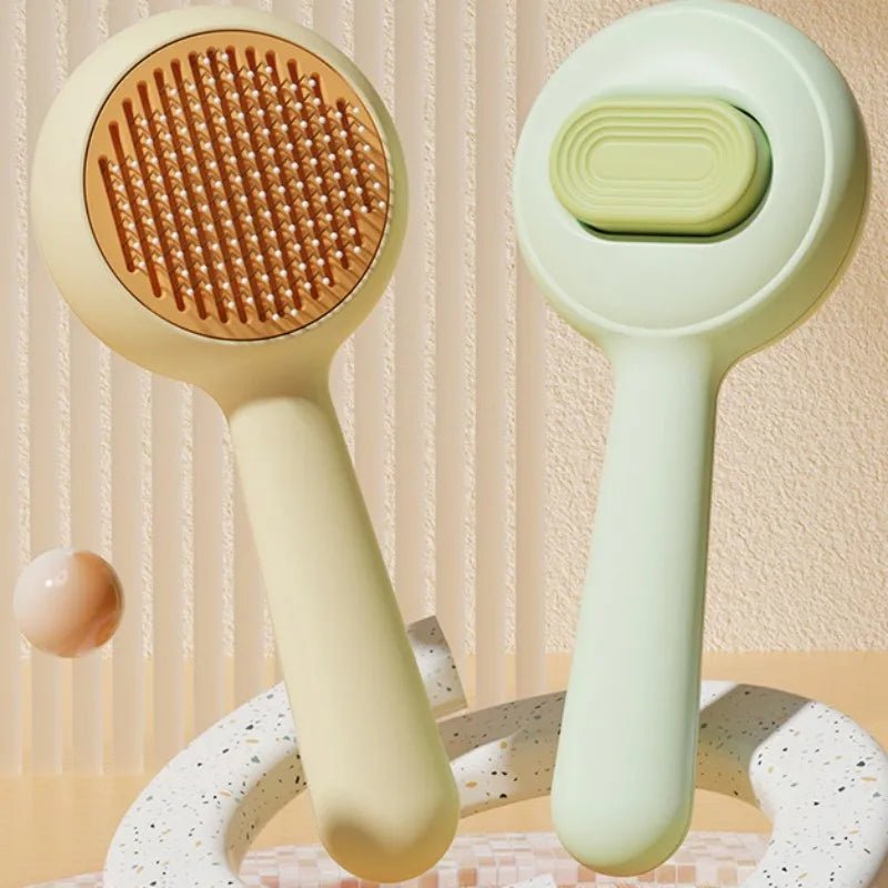 Easy Handle Self-Cleaning Hair Brush