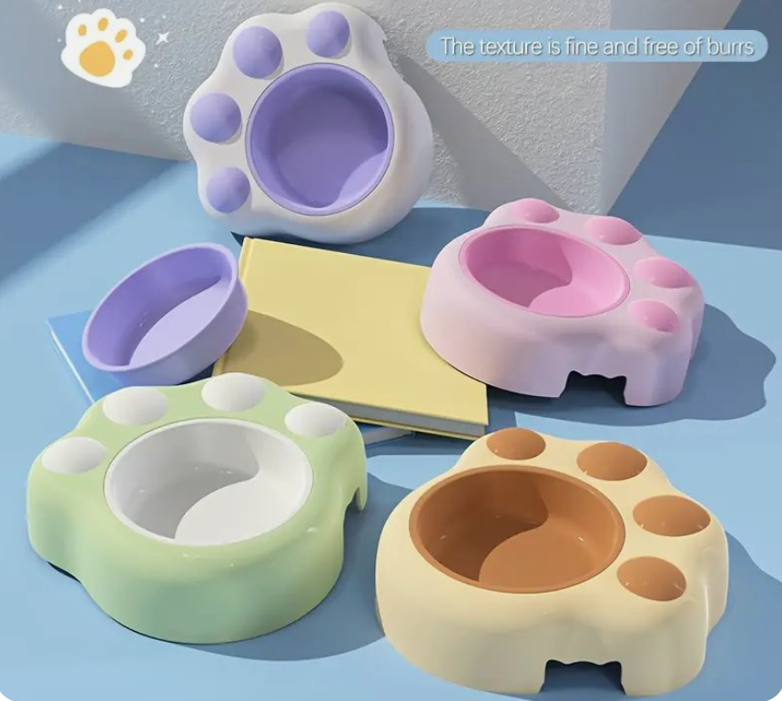 Paw Shaped Pet Feeding Bowl