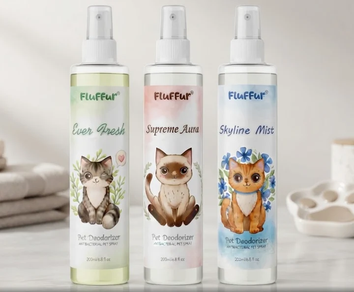 Fluffur Pet Deodorizer ( Anti Bacterial Spray )