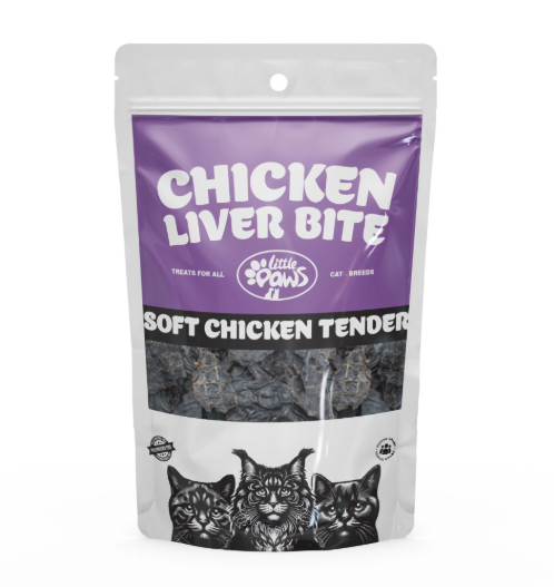 Little Paws Chicken Liver Bites for Cats