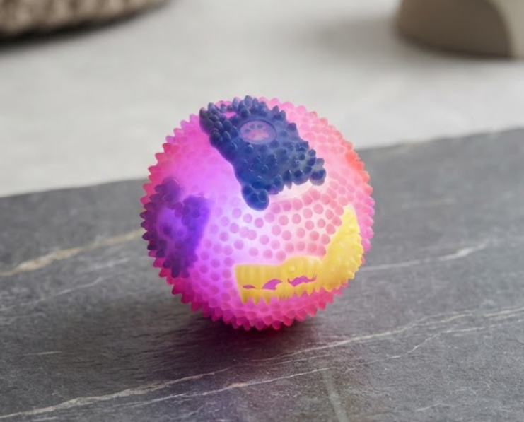 Mixed Color LED Play Kitten & Puppy Ball