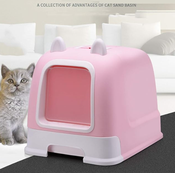 Splashproof Closed Cat Litter Box - Image 2
