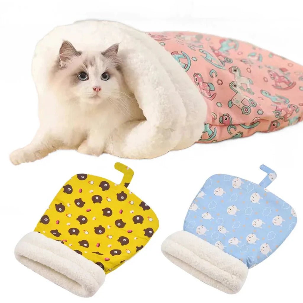 Soft and Warm Cat Sleeping Bag (All Ages) - Image 2